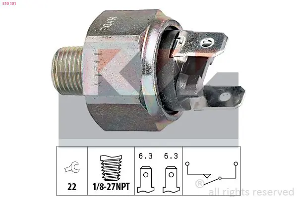 Handler.Part Brake light switch KW 510101 1