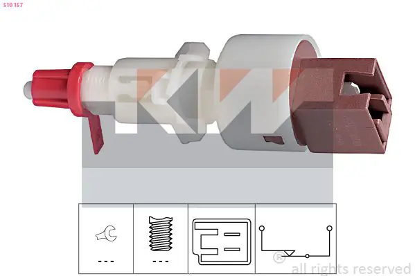 Handler.Part Switch, clutch control (cruise control) KW 510157 1