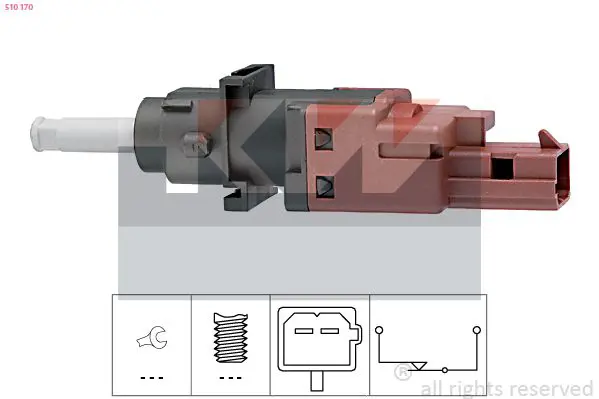 Handler.Part Switch, clutch control (cruise control) KW 510170 1