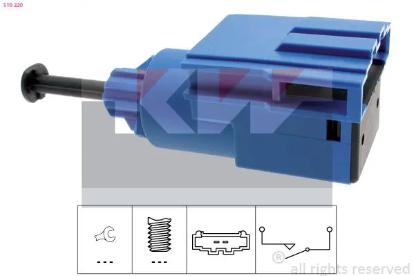 Handler.Part Switch, clutch control (cruise control) KW 510220 1