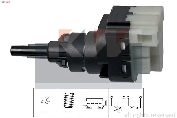 Handler.Part Brake light switch KW 510229 1