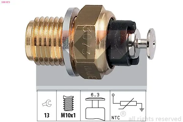 Handler.Part Sensor, coolant temperature KW 530073 1