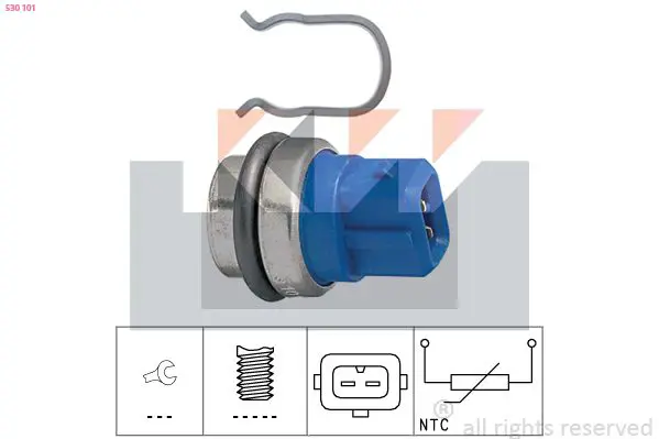 Handler.Part Sensor, coolant temperature KW 530101 1