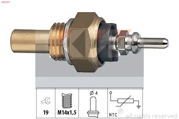 Handler.Part Sensor, coolant temperature KW 530131 1