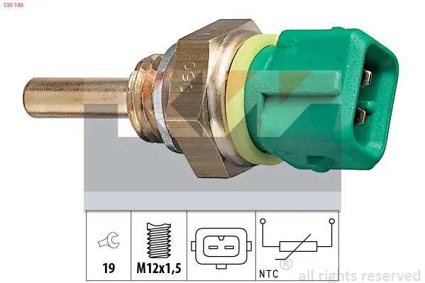 Handler.Part Sensor, coolant temperature KW 530148 1