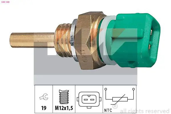 Handler.Part Sensor, coolant temperature KW 530149 1