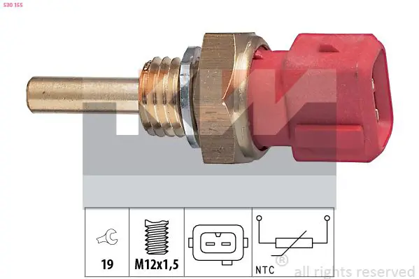 Handler.Part Sensor, coolant temperature KW 530155 1