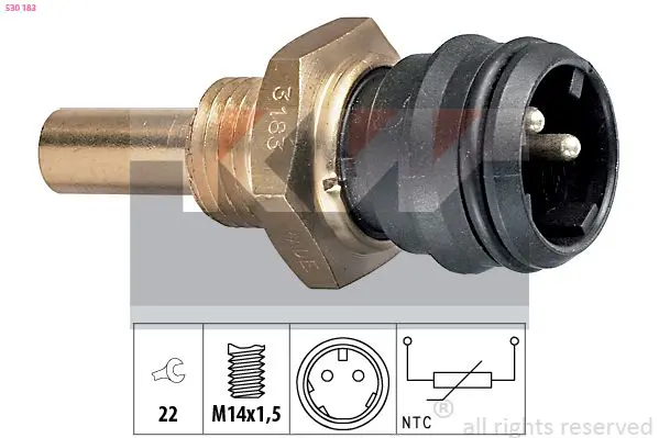 Handler.Part Sensor, coolant temperature KW 530183 1