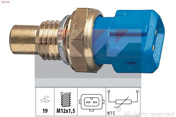 Handler.Part Sensor, coolant temperature KW 530194 1