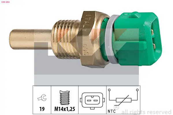 Handler.Part Sensor, coolant temperature KW 530204 1