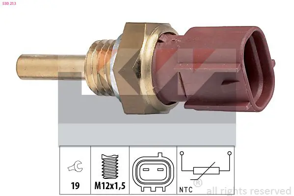 Handler.Part Sensor, coolant temperature KW 530213 1