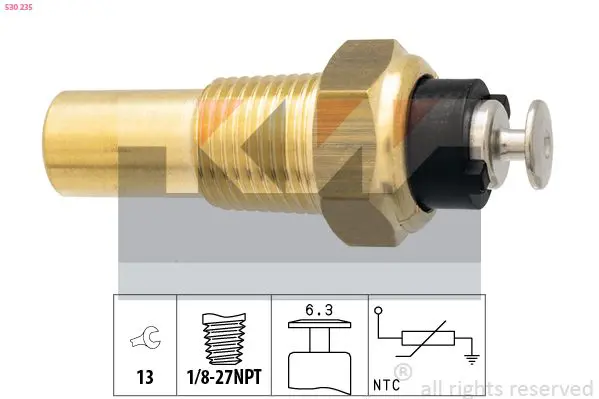 Handler.Part Sensor, coolant temperature KW 530235 1