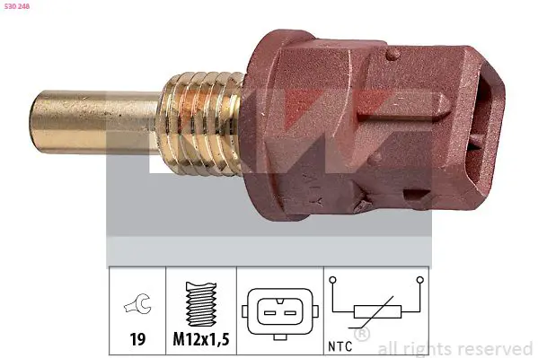 Handler.Part Sensor, oil temperature KW 530248 1