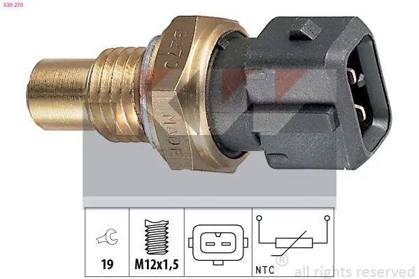 Handler.Part Sensor, oil temperature KW 530255 1