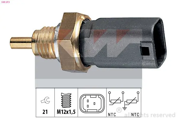 Handler.Part Sensor, coolant temperature KW 530273 1