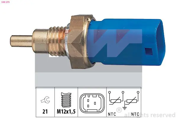 Handler.Part Sensor, coolant temperature KW 530263 1