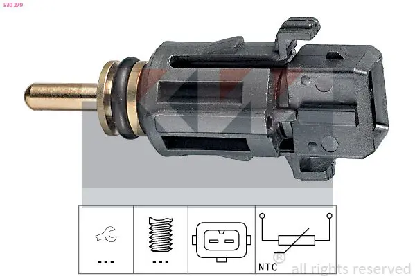 Handler.Part Sensor, coolant temperature KW 530279 1