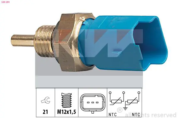 Handler.Part Sensor, coolant temperature KW 530291 1