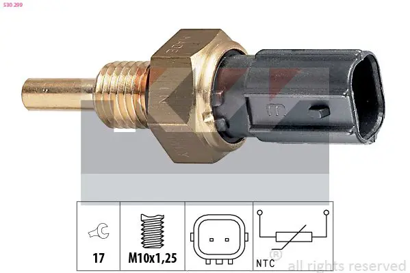 Handler.Part Sensor, coolant temperature KW 530299 1