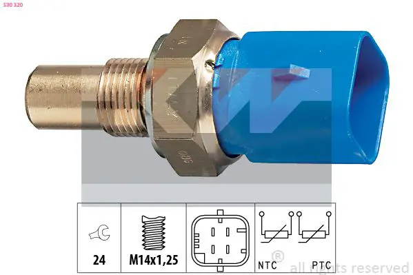 Handler.Part Sensor, coolant temperature KW 530320 1