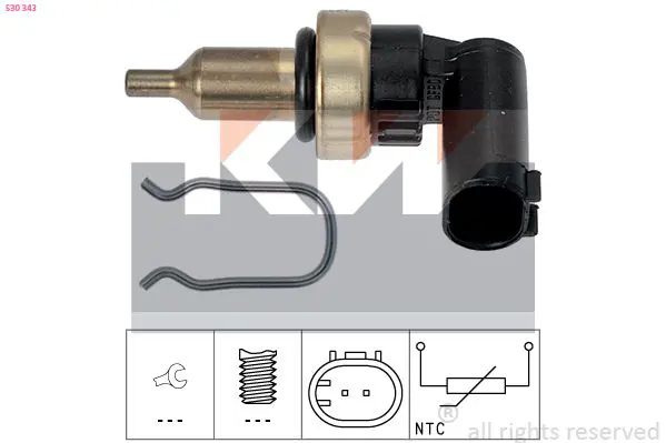 Handler.Part Sensor, coolant temperature KW 530343 1