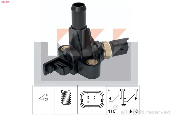 Handler.Part Sensor, coolant temperature KW 530359 1