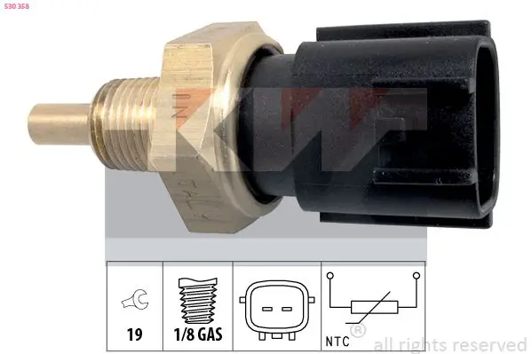 Handler.Part Sensor, coolant temperature KW 530358 1