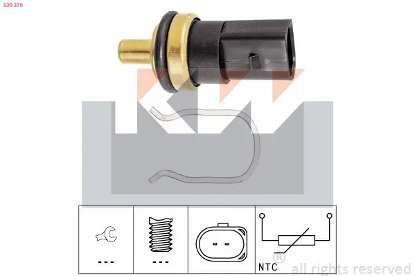 Handler.Part Sensor, fuel temperature KW 530376 1