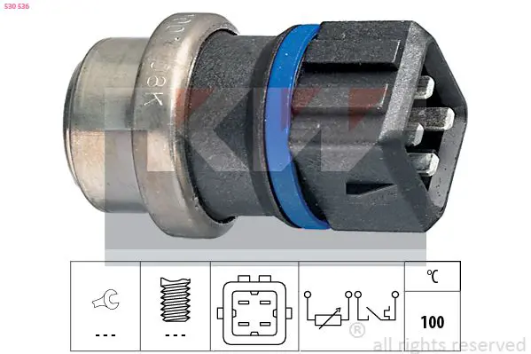 Handler.Part Sensor, coolant temperature KW 530536 1