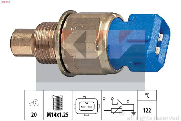 Handler.Part Sensor, coolant temperature KW 530552 1