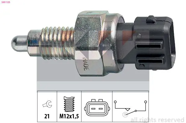 Handler.Part Switch, reverse light KW 560125 1