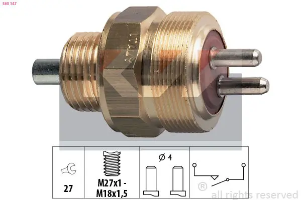 Handler.Part Switch, reverse light KW 560147 1