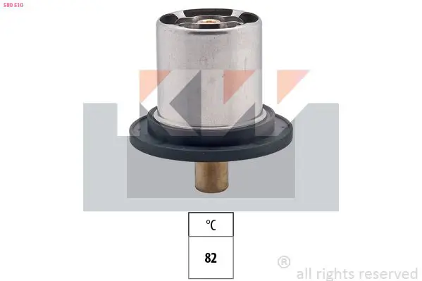 Handler.Part Thermostat, coolant KW 580510 1