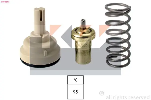 Handler.Part Thermostat, coolant KW 580686S 1