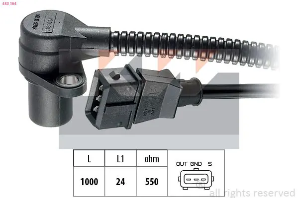 Handler.Part Sensor, crankshaft pulse KW 453164 1