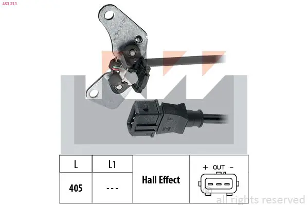 Handler.Part Sensor, camshaft position KW 453213 1