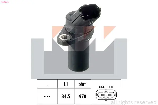 Handler.Part Sensor, crankshaft pulse KW 453235 1