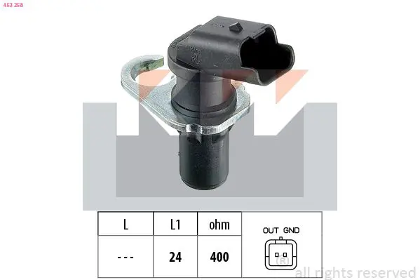 Handler.Part Sensor, crankshaft pulse KW 453258 1