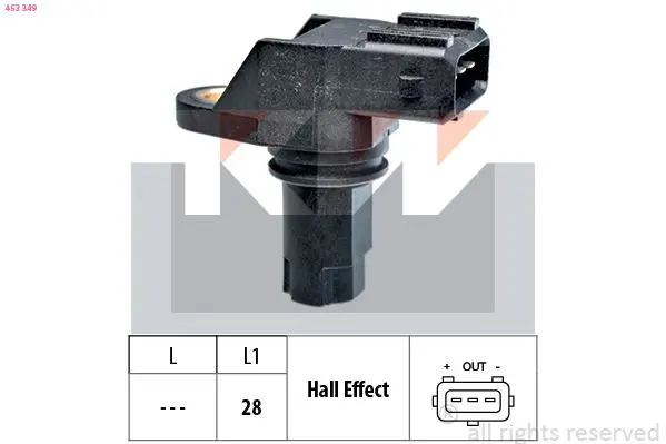 Handler.Part Pulse sensor, flywheel KW 453349 1