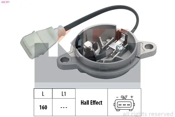 Handler.Part Sensor, camshaft position KW 453371 1