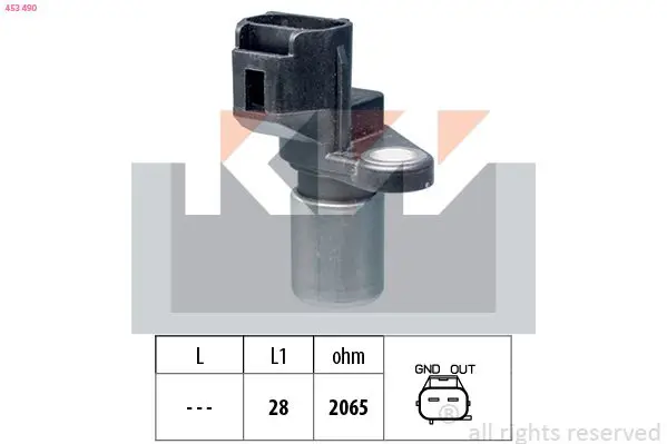 Handler.Part Pulse sensor, flywheel KW 453490 1