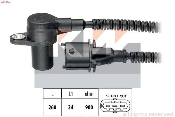 Handler.Part Pulse sensor, flywheel KW 453494 1