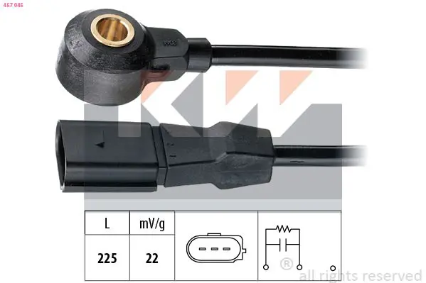 Handler.Part Knock sensor KW 457045 1