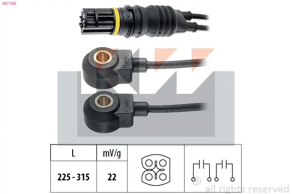 Handler.Part Knock sensor KW 457120 1