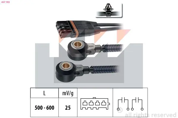 Handler.Part Knock sensor KW 457193 1