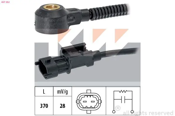 Handler.Part Knock sensor KW 457252 1