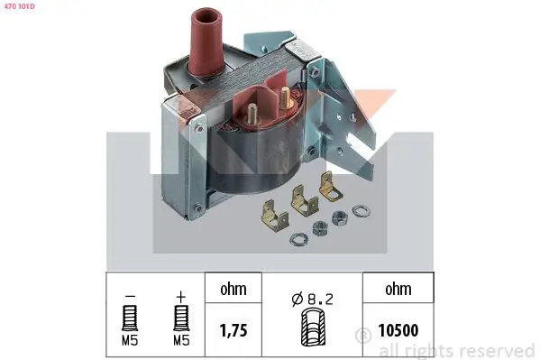 Handler.Part Ignition coil KW 470101D 1