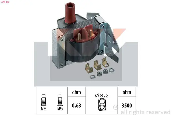 Handler.Part Ignition coil KW 470132 1