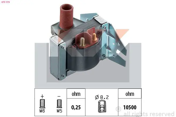 Handler.Part Ignition coil KW 470179 1