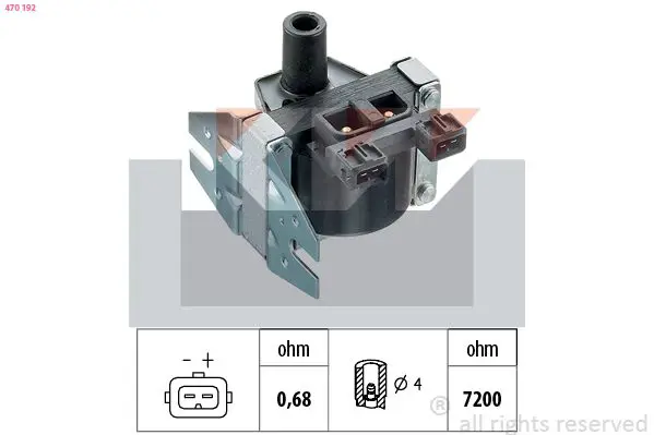 Handler.Part Ignition coil KW 470192 1